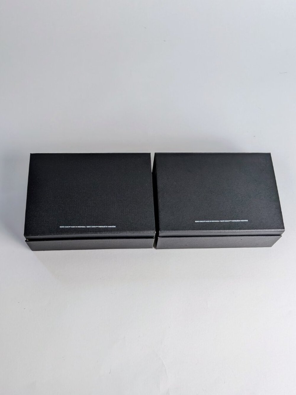 Set of 2 Authentic Coach Black & Saddle Magnetic Gift Boxes - Picture 6 of 6